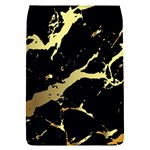 Marble Black, Kiss, Gold, Pretty Removable Flap Cover (S)