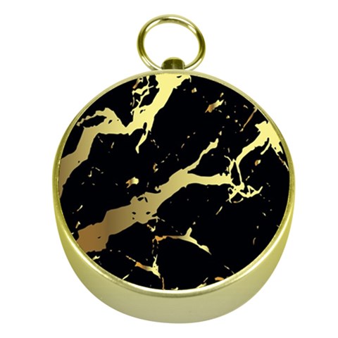 Marble Black, Kiss, Gold, Pretty Gold Compasses from ArtsNow.com Front