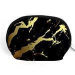 Marble Black, Kiss, Gold, Pretty Accessory Pouch (Medium)