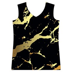 Marble Black, Kiss, Gold, Pretty Women s Basketball Tank Top from ArtsNow.com Front