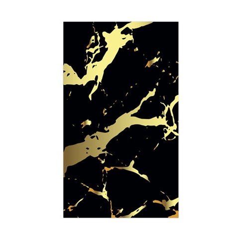 Marble Black, Kiss, Gold, Pretty Duvet Cover Double Side (Single Size) from ArtsNow.com Back