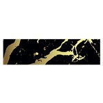 Marble Black, Kiss, Gold, Pretty Oblong Satin Scarf (16  x 60 )