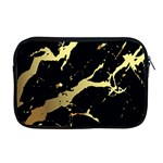 Marble Black, Kiss, Gold, Pretty Apple MacBook Pro 17  Zipper Case