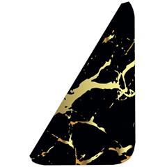 Marble Black, Kiss, Gold, Pretty Belt Pouch Bag (Large) from ArtsNow.com Front Left