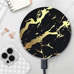 Marble Black, Kiss, Gold, Pretty Wireless Fast Charger(White)