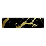 Marble Black, Kiss, Gold, Pretty Banner and Sign 4  x 1 