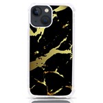 Marble Black, Kiss, Gold, Pretty iPhone 13 mini TPU UV Print Case