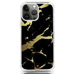 Marble Black, Kiss, Gold, Pretty iPhone 13 Pro Max TPU UV Print Case