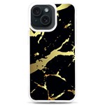 Marble Black, Kiss, Gold, Pretty iPhone 15 Plus TPU UV Print Case