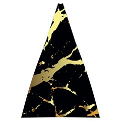 Marble Black, Kiss, Gold, Pretty Automatic Folding Umbrella with Case (Large) from ArtsNow.com 13.71 x19.92  Umbrella - 1