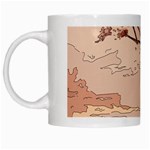 Pastel Nature , Art, Blue, Cute, Nature, Pink White Mug