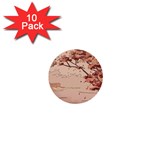 Pastel Nature , Art, Blue, Cute, Nature, Pink 1  Mini Buttons (10 pack) 