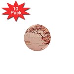 Pastel Nature , Art, Blue, Cute, Nature, Pink 1  Mini Magnet (10 pack) 