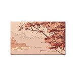 Pastel Nature , Art, Blue, Cute, Nature, Pink Sticker (Rectangular)