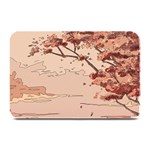 Pastel Nature , Art, Blue, Cute, Nature, Pink Plate Mats