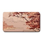 Pastel Nature , Art, Blue, Cute, Nature, Pink Medium Bar Mat