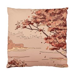 Pastel Nature , Art, Blue, Cute, Nature, Pink Standard Cushion Case (Two Sides) from ArtsNow.com Front