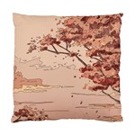 Pastel Nature , Art, Blue, Cute, Nature, Pink Standard Cushion Case (Two Sides)