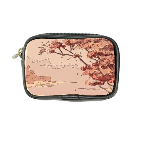 Pastel Nature , Art, Blue, Cute, Nature, Pink Coin Purse from ArtsNow.com Front