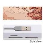 Pastel Nature , Art, Blue, Cute, Nature, Pink Memory Card Reader (Stick)