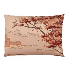 Pastel Nature , Art, Blue, Cute, Nature, Pink Pillow Case (Two Sides) from ArtsNow.com Front