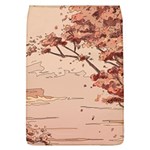 Pastel Nature , Art, Blue, Cute, Nature, Pink Removable Flap Cover (L)