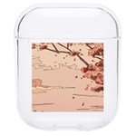 Pastel Nature , Art, Blue, Cute, Nature, Pink Hard PC AirPods 1/2 Case