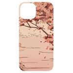 Pastel Nature , Art, Blue, Cute, Nature, Pink iPhone 14 Black UV Print Case