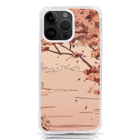 Pastel Nature , Art, Blue, Cute, Nature, Pink iPhone 14 Pro Max TPU UV Print Case from ArtsNow.com Front