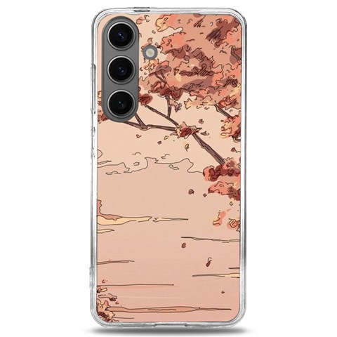 Pastel Nature , Art, Blue, Cute, Nature, Pink Samsung Galaxy S24 6.2 Inch TPU UV Case from ArtsNow.com Front