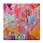 Marbling art Tile Coaster