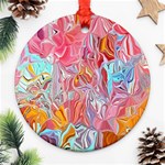 Marbling art Ornament (Round)