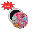 Marbling art 1.75  Magnets (10 pack) 