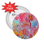 Marbling art 2.25  Buttons (10 pack) 