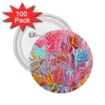 Marbling art 2.25  Buttons (100 pack) 