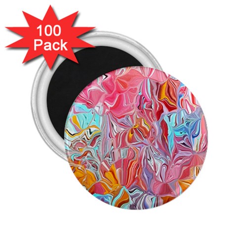 Marbling art 2.25  Magnets (100 pack)  from ArtsNow.com Front