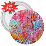 Marbling art 3  Buttons (100 pack) 