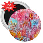 Marbling art 3  Magnets (100 pack)