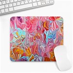 Marbling art Large Mousepad