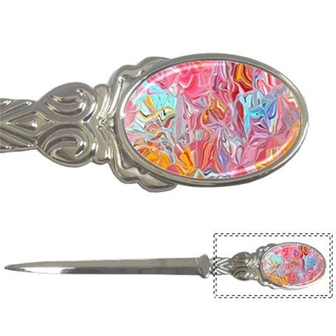 Marbling art Letter Opener from ArtsNow.com Front