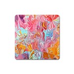 Marbling art Square Magnet