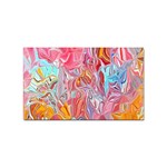 Marbling art Sticker Rectangular (10 pack)