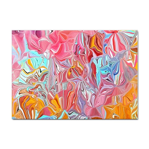 Marbling art Sticker A4 (100 pack) from ArtsNow.com Front