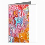 Marbling art Greeting Card