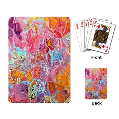 Marbling art Playing Cards Single Design (Rectangle) from ArtsNow.com Back