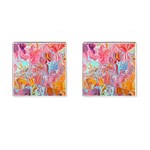 Marbling art Cufflinks (Square)