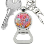 Marbling art Bottle Opener Key Chain