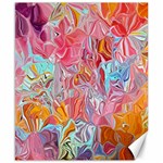 Marbling art Canvas 8  x 10 