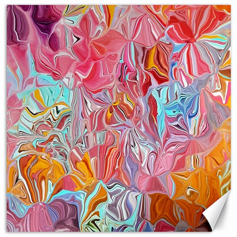 Marbling art Canvas 12  x 12  from ArtsNow.com 11.4 x11.56  Canvas - 1