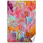 Marbling art Canvas 12  x 18 